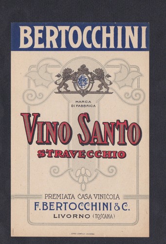 Antique alcohol label italy - alcohol,